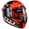 Мотошлем MT Helmets KRE Gloss Snake Carbon Hawkers Red/Black/White