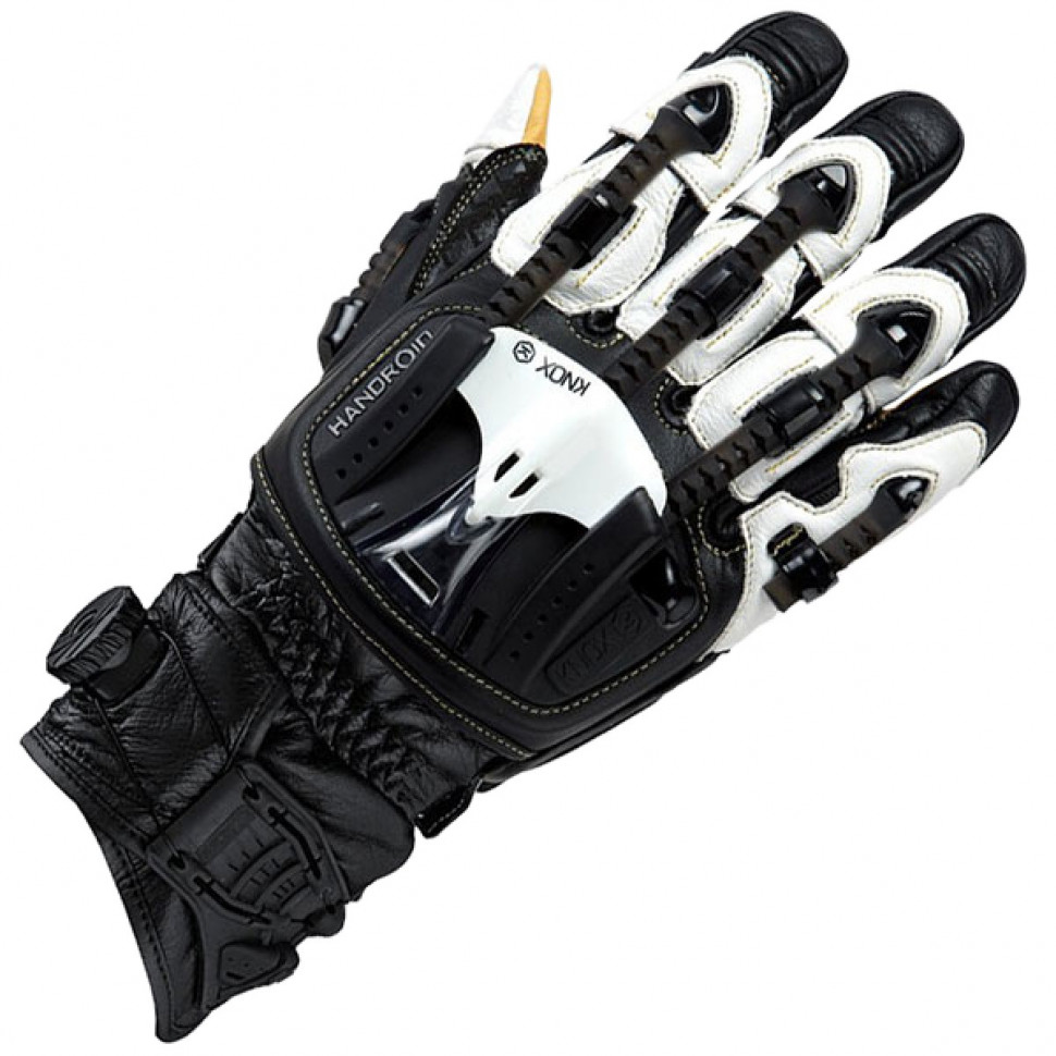 Мужские мотоперчатки Knox Handroid Pod All MK IV Black/White