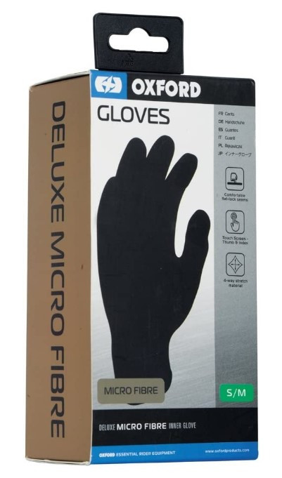 Термоперчатки Oxford Deluxe Gloves Micro Fibre Black