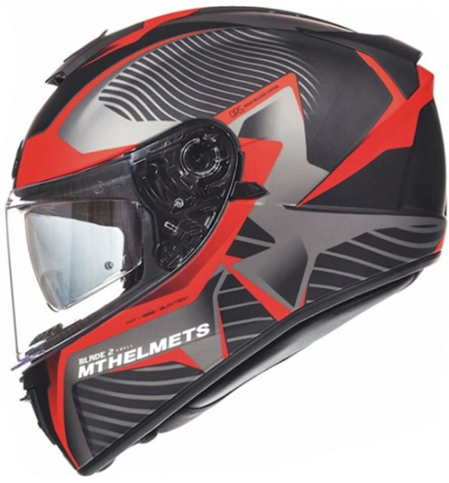 Мотошлем MT Helmets Blade 2 SV Blaster Black/Red