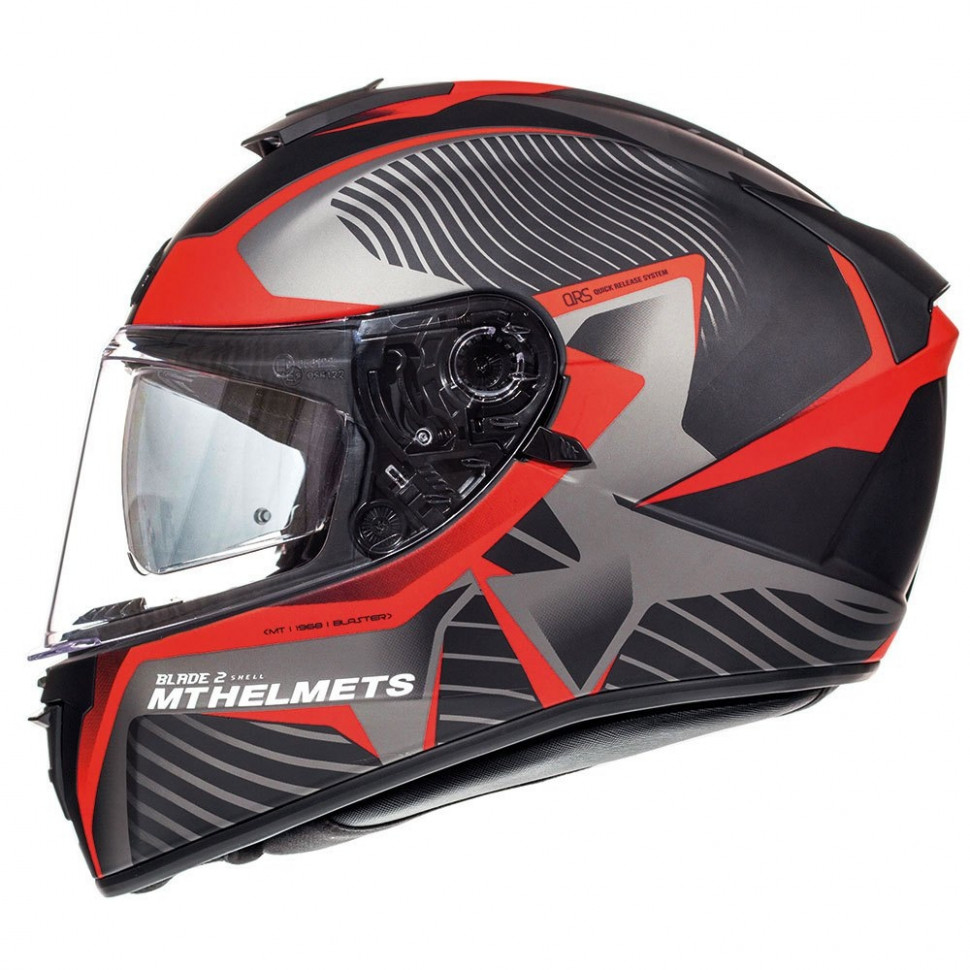 Мотошлем MT Helmets Blade 2 SV Blaster Black/Red