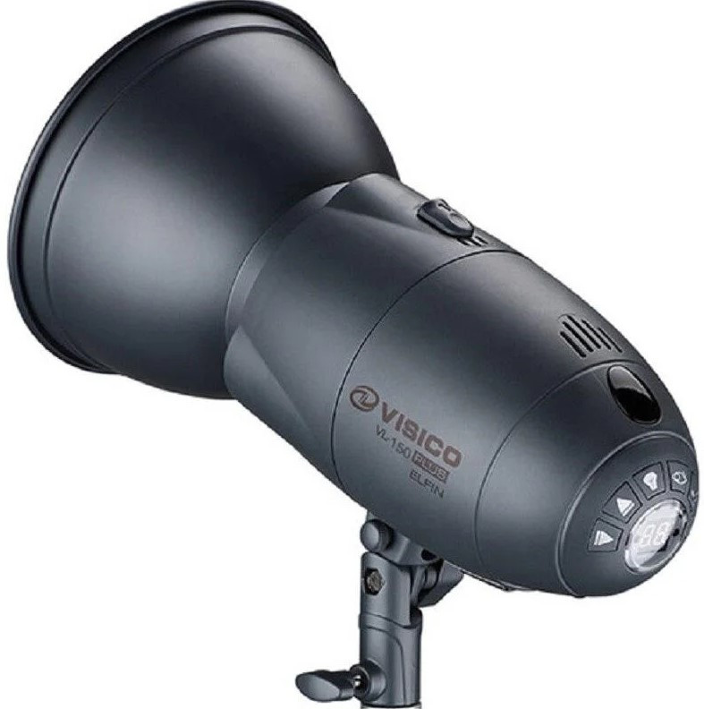Студійний спалах Visico VL-200 Plus + рефлектор (33038)