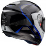 Мотошолом MT Helmets Atom FU401 SV White/Grey/Blue