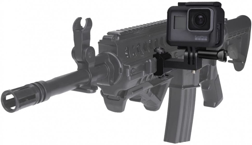 Крепление-зажим на планку Пикатинни (боковой) Picatinny Rail Adapter для GoPro / Sony /DJI