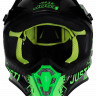 Мотошлем Just1 J38 Mask Fluo Green/Titanium Black