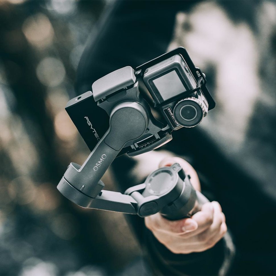 Адаптер экшн-камеры на стабилизатор смартфона повернутый Pgytech (P-OG-020)