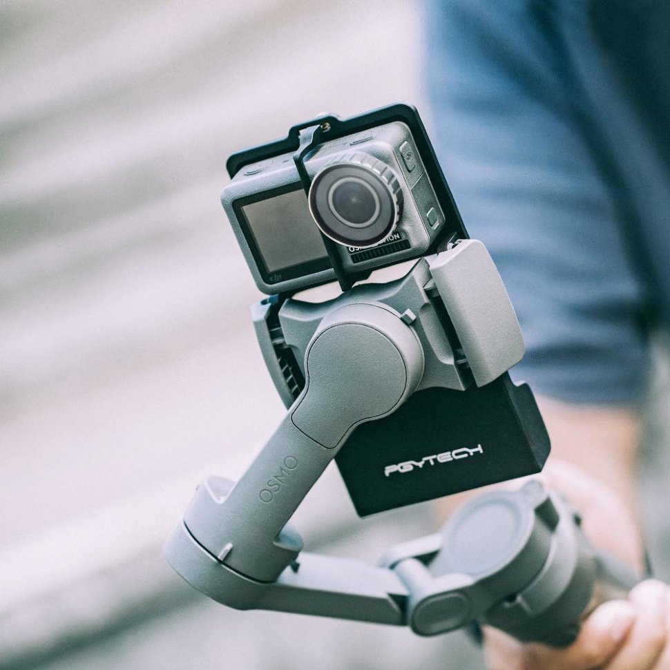 Адаптер экшн-камеры на стабилизатор смартфона повернутый Pgytech (P-OG-020)