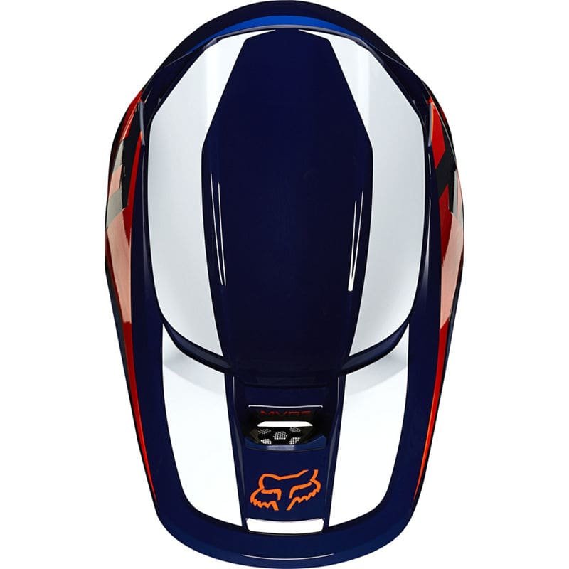 Мотошлем Fox V1 Prix Helmet Orange/Blue