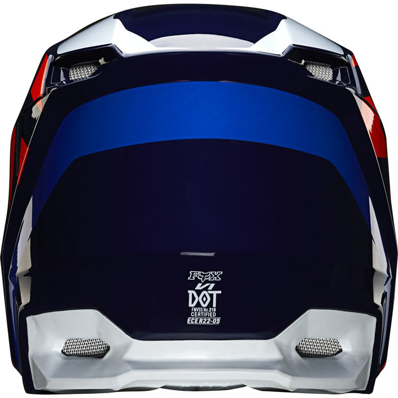 Мотошлем Fox V1 Prix Helmet Orange/Blue