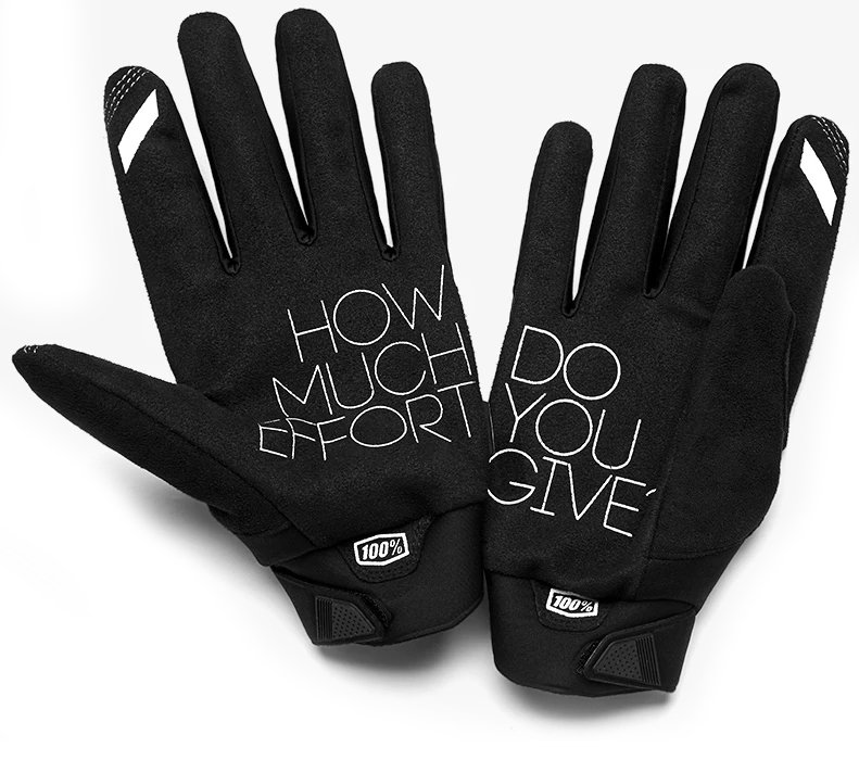 Детские мотоперчатки Ride 100% Brisker Cold Weather Fluo Yellow