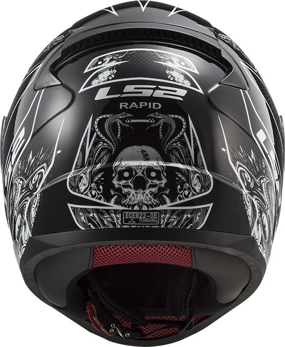 Мотошлем LS2 FF353 Rapid Crypt Black/White