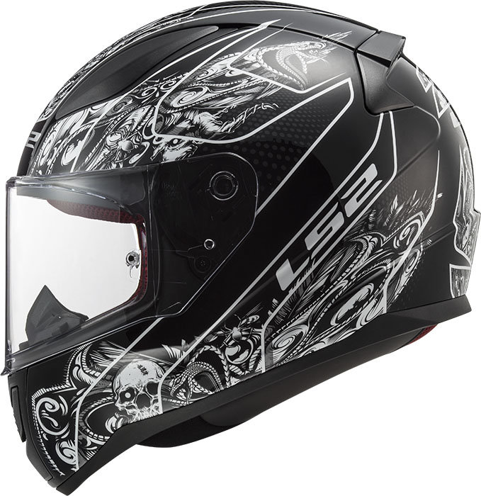 Мотошлем LS2 FF353 Rapid Crypt Black/White