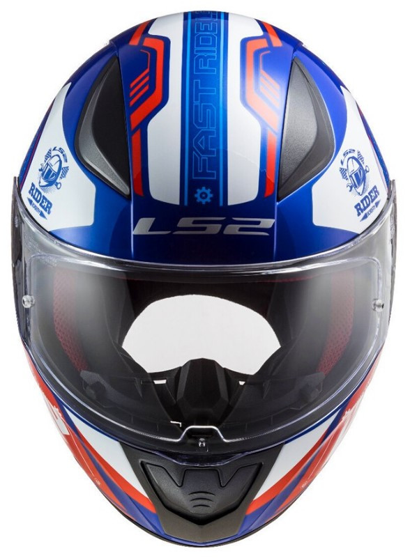 Мотошлем LS2 FF353 Rapid Stratus Gloss Blue/Red/White
