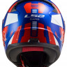 Мотошлем LS2 FF353 Rapid Stratus Gloss Blue/Red/White