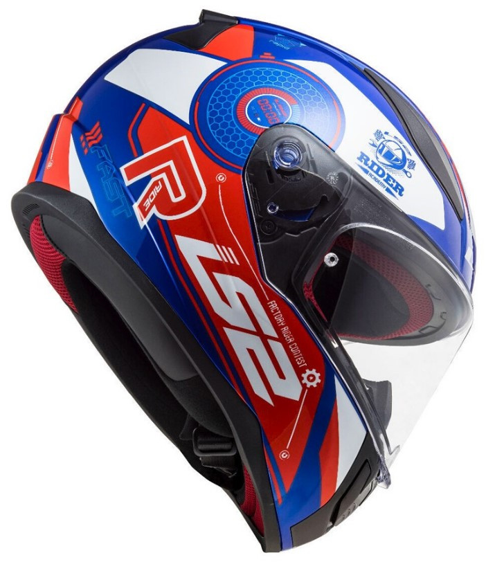 Мотошлем LS2 FF353 Rapid Stratus Gloss Blue/Red/White