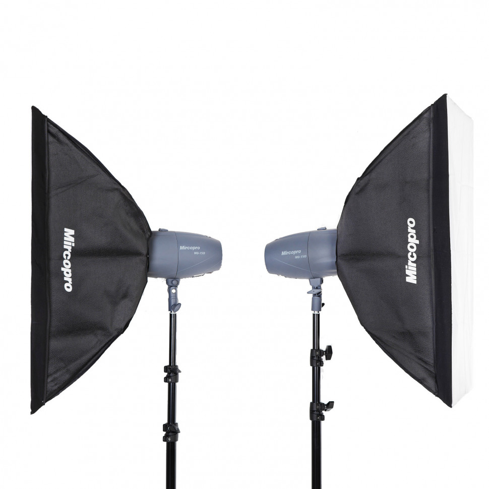 Набор студийного света Mircopro MQ-150S софтбоксы (MQ-150SKITSB)