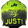 Мотошолом Just1 J38 Mask Fluo Yellow/ Black/ Green Matt