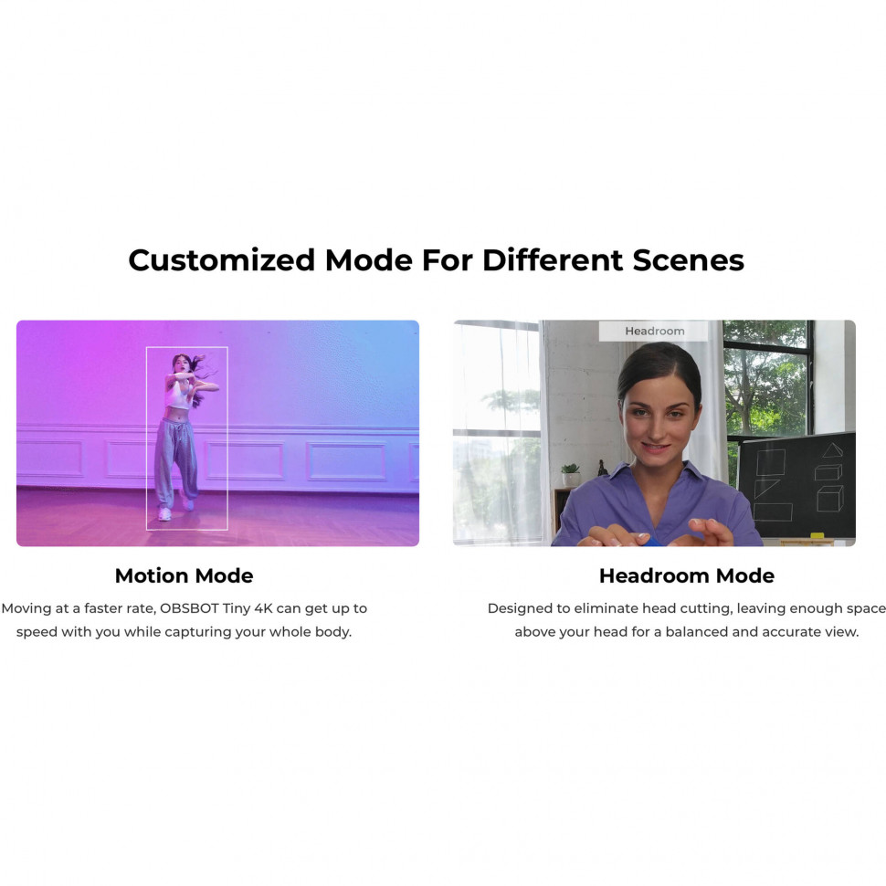 Розумна веб-камера OBSBOT Tiny-4K (OBSBOT-TINY4K)