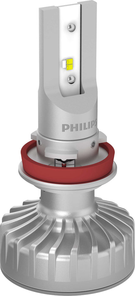 LED лампы комплект Philips H8/Р11/H16 Ultinon +160% (11366ULWX2)