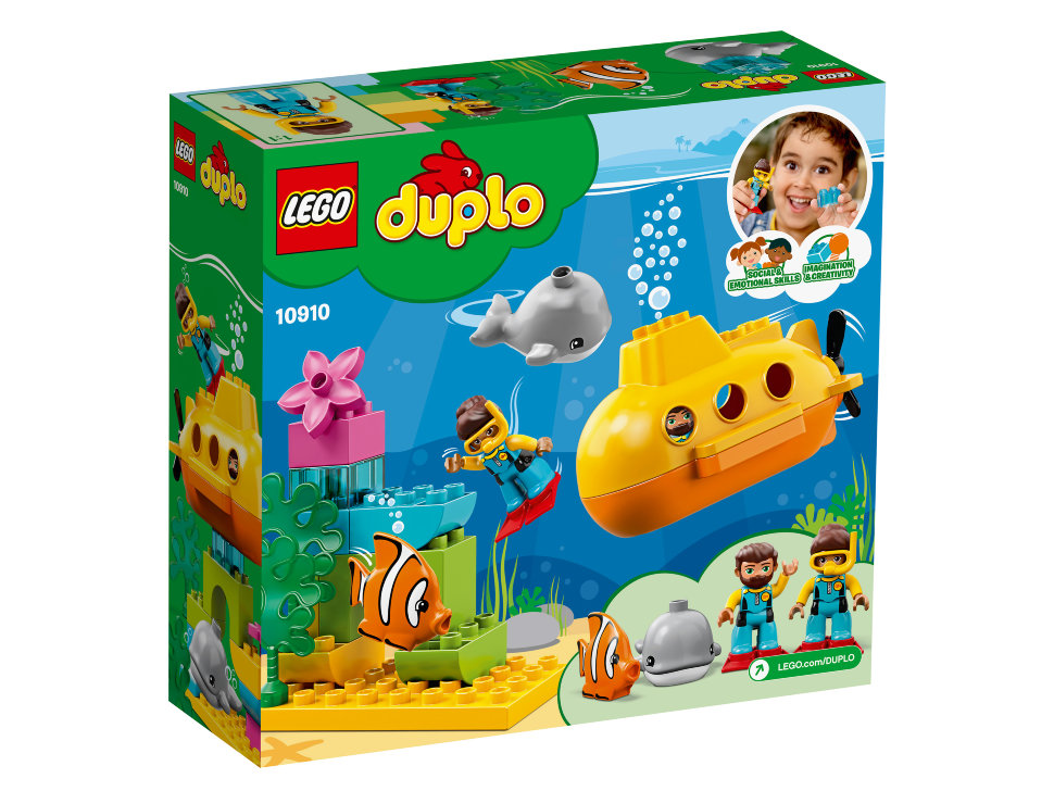 Конструктор Lego Duplo: путешествие субмарины (10910)