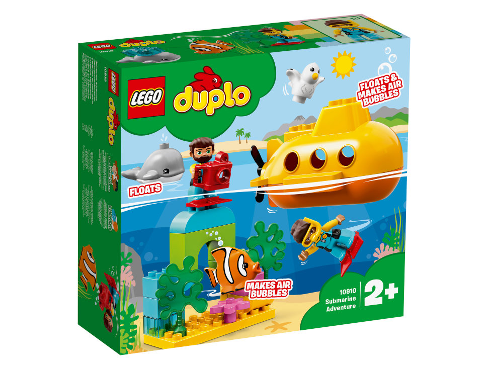 Конструктор Lego Duplo: путешествие субмарины (10910)