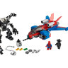 Конструктор Lego Super Heroes: реактивний літак Людини-Павука проти Робота Венома (76150)