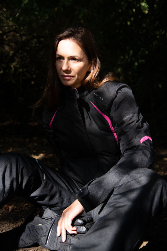 Мотокуртка женская Oxford Dakota 2.0 WS Jacket Black/Pink