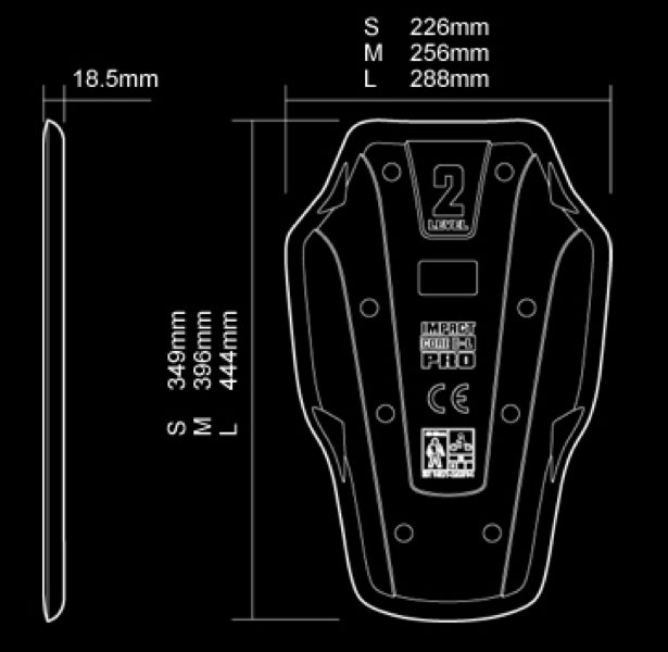Защита спины Shima Protektor Impact Core B