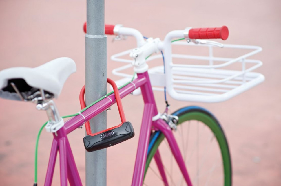 Мотозамок U-образний ABUS 640 /135HB150 Granit Plus Red (397042)