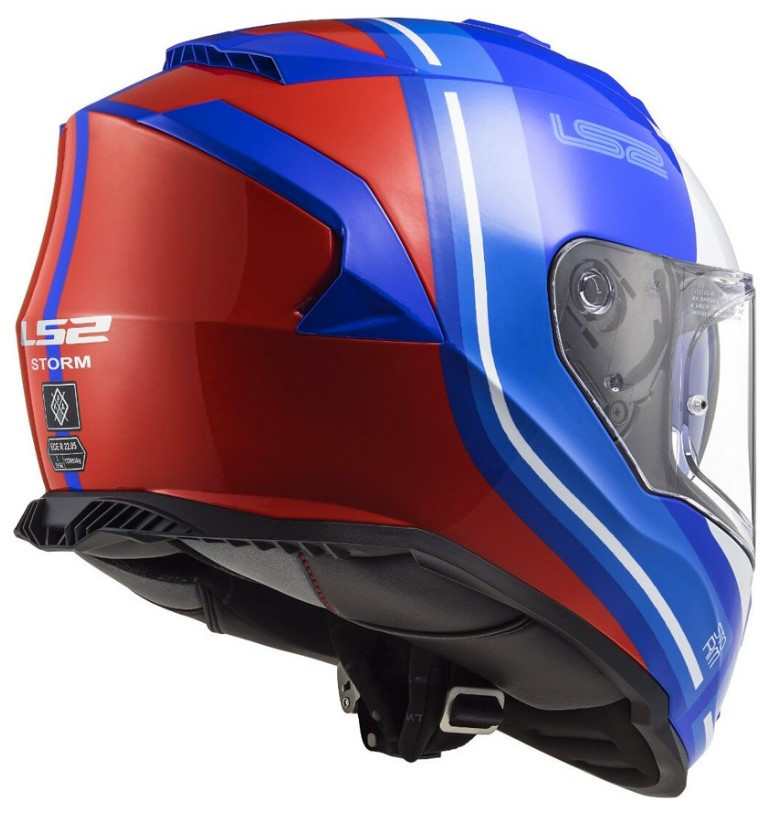 Мотошлем LS2 FF800 Storm Slant Gloss Blue Red