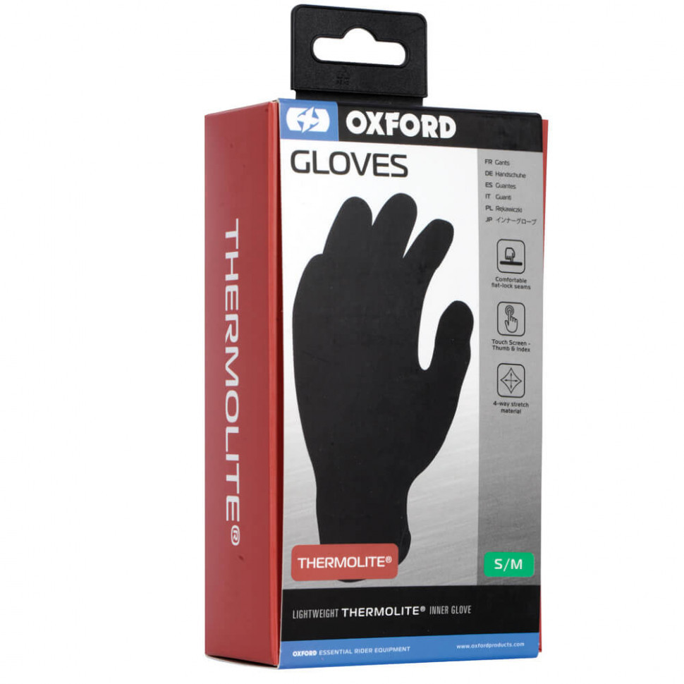 Термоперчатки Oxford Gloves Knit Thermolite Black
