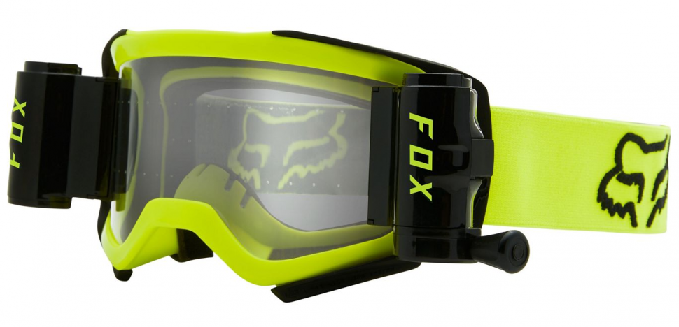 Мото окуляри FOX Airspace Ii Stray Roll Off Goggle Flo Yellow Roll-Off (26566-130-OS)