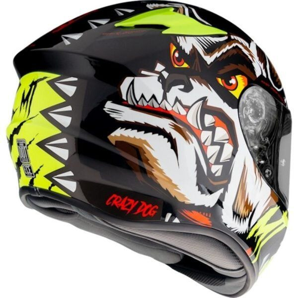 Мотошлем MT Helmets Targo Crazydog Yellow