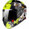 Мотошолом MT Helmets Targo Crazydog Yellow