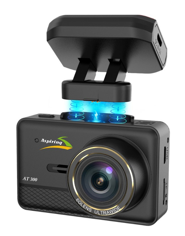 Видеорегистратор Aspiring AT300 Dual, SpeedCam, GPS, Magnet (AT555412)