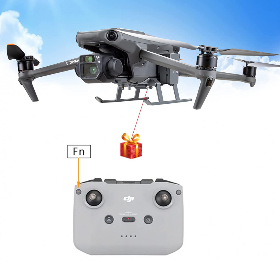 Система сброса груза MSCAM для квадрокоптера DJI Mavic 3