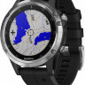 Спортивные часы Garmin Fenix 5 Plus Silver with Black Band (010-01988-11)