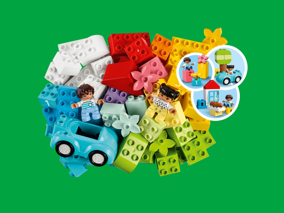 Конструктор Lego Duplo: коробка с кубиками (10913)