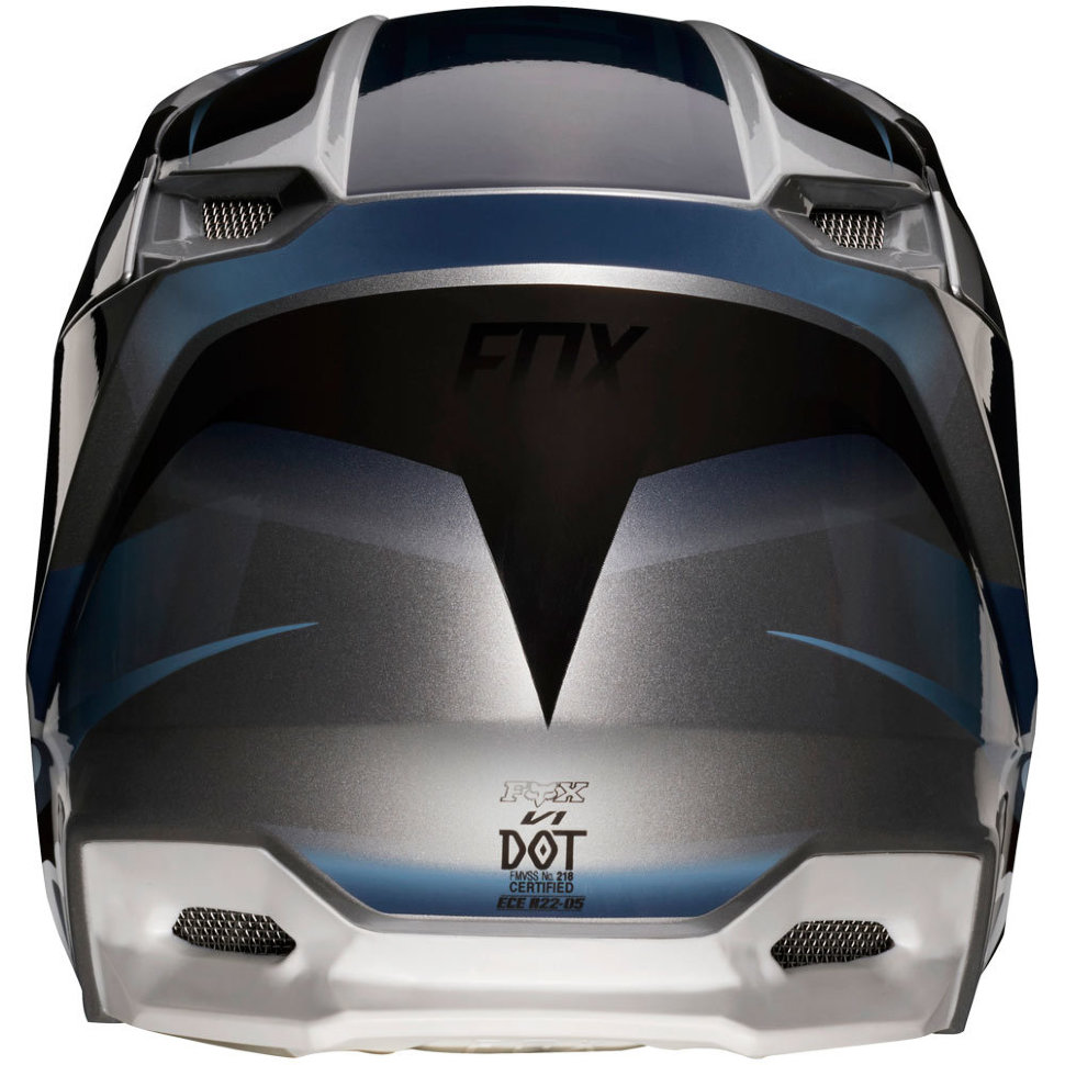 Мотошлем Fox V1 Motif Helmet Blue/Grey
