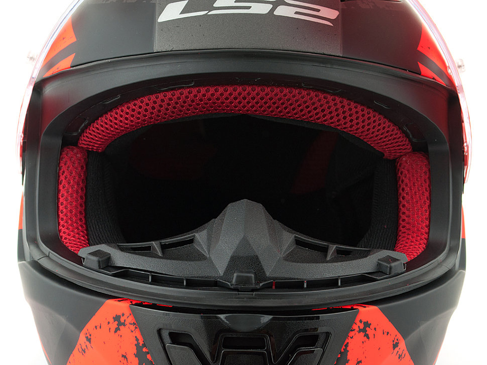 Мотошлем LS2 FF353 Rapid Deadbolt Matt Black/Orange