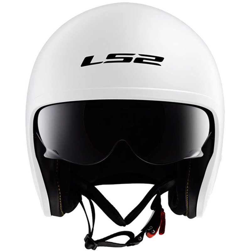 Мотошлем LS2 OF599 Spitfire Single Mono Gloss White