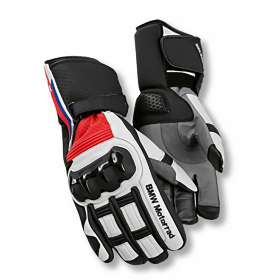 Мотоперчатки мужские BMW Motorrad ProRace Glove Black/White/Red