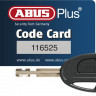 Мотозамок U-образный ABUS 640/135HB230 Granit Plus TexKF Black (397035)