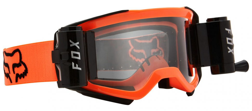 Мото очки FOX Airspace Ii Stray Roll Off Goggle Flo Orange Roll-Off (26566-824-OS)