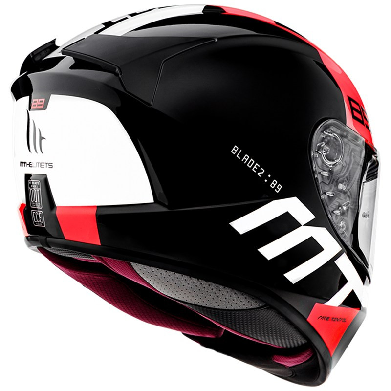 Мотошлем MT Helmets Blade 2 SV 89 Black/Red