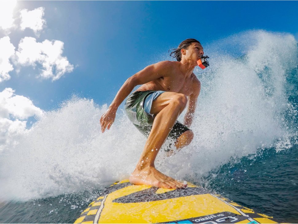 Крепление для челюсти GoPro Bite Mount & Floaty for Hero 5\6\7 (ASLBM-001)