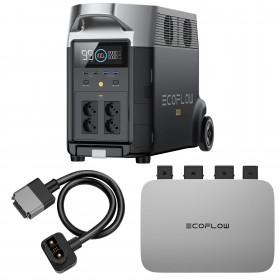 Комплект EcoFlow PowerStream – микроинвертор 600W + зарядная станция Delta Pro (DELTAPro-EU-C20/EFPowerStreamMI-EU-600W/EFL-BKWDELTAProCable-0.5m)