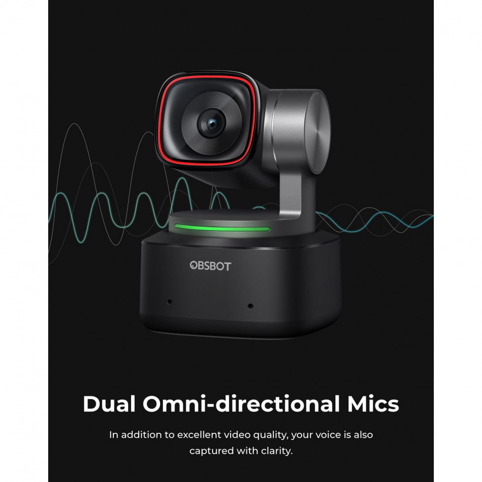 Розумна веб-камера OBSBOT Tiny-2 NEXT GEN 4K (OBSBOT-TINY2)