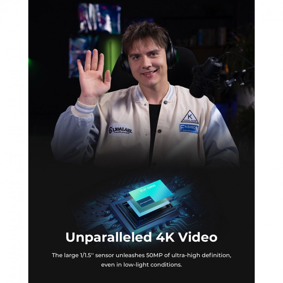 Розумна веб-камера OBSBOT Tiny-2 NEXT GEN 4K (OBSBOT-TINY2)