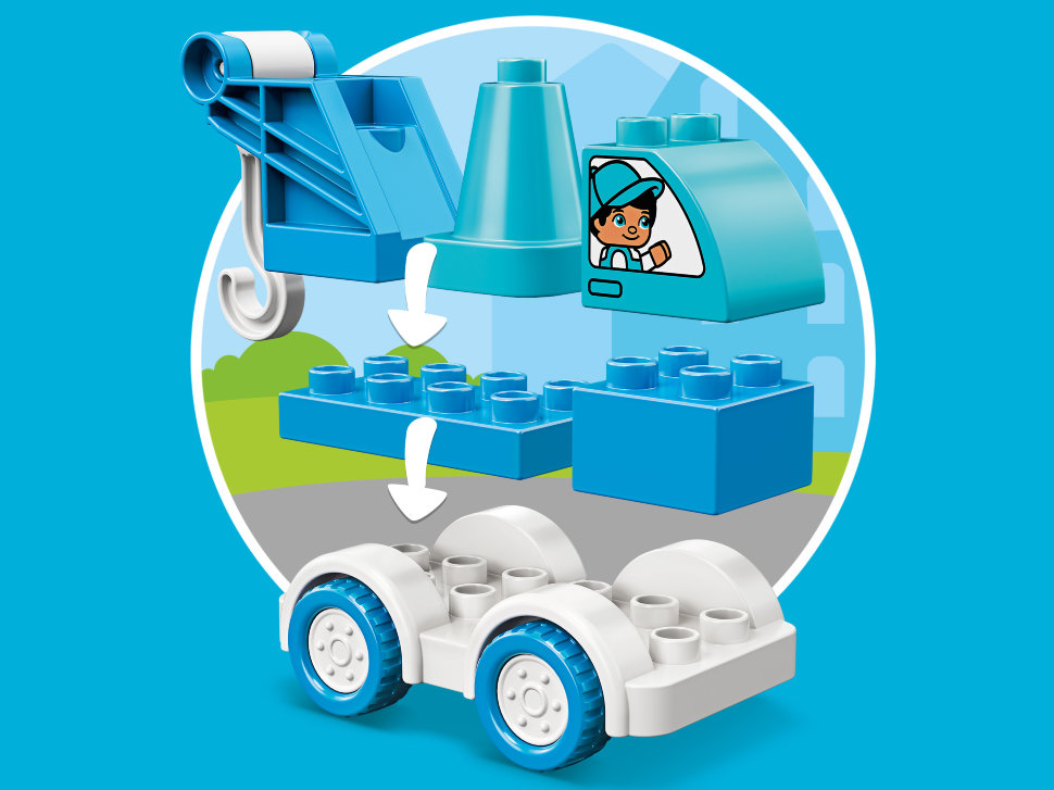Конструктор Lego Duplo: буксировщик (10918)